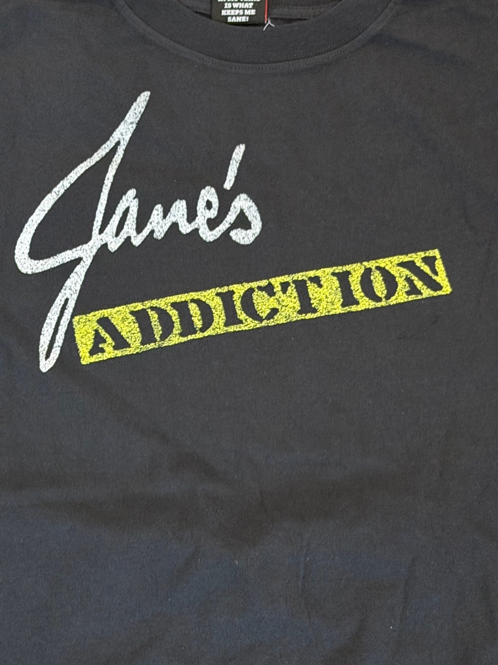 🎸 JANE'S ADDICTION "FLYER COLLAGE" GRAPHIC T-SHIRT 🎸
